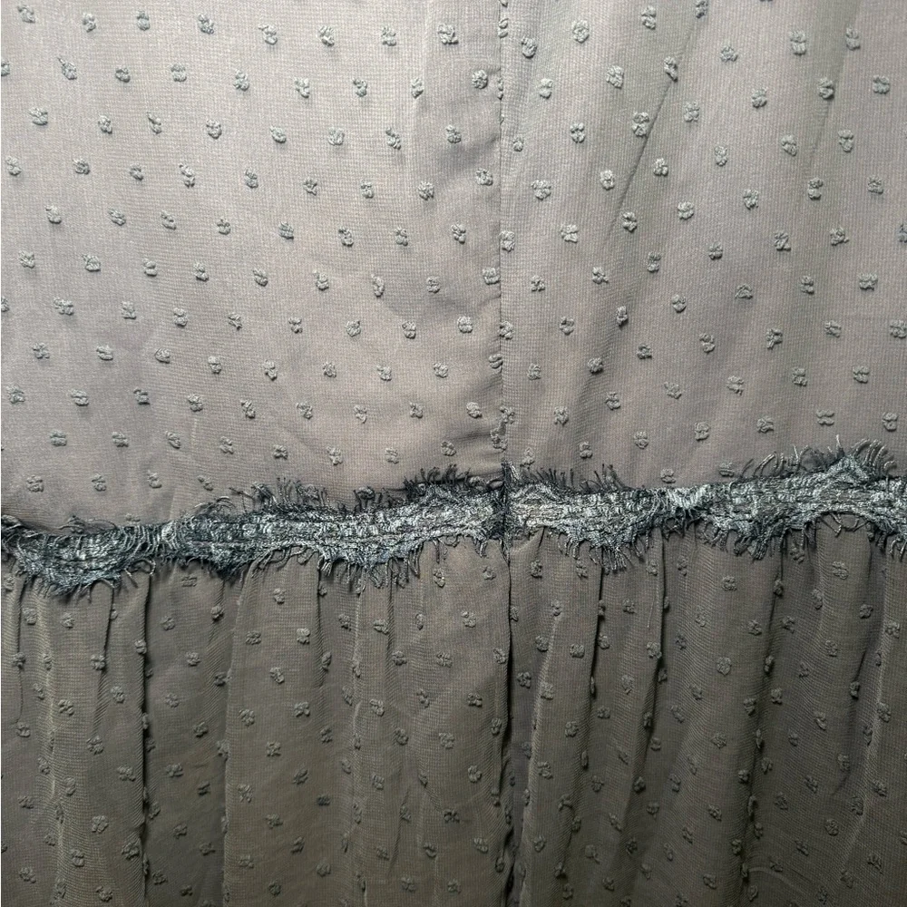 Elegant Blue Chiffon Dress - Picture 5 of 6